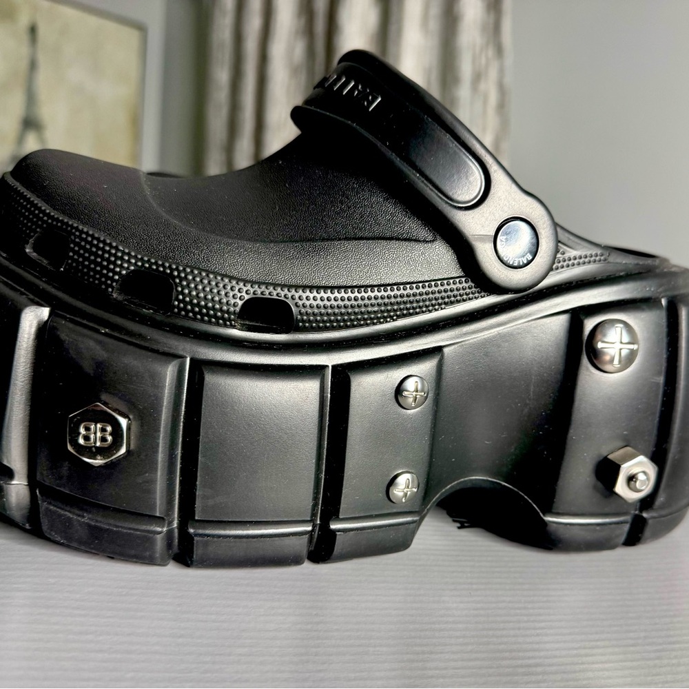 X Crocs Platform Clogs Mules From Balenciaga - image 4